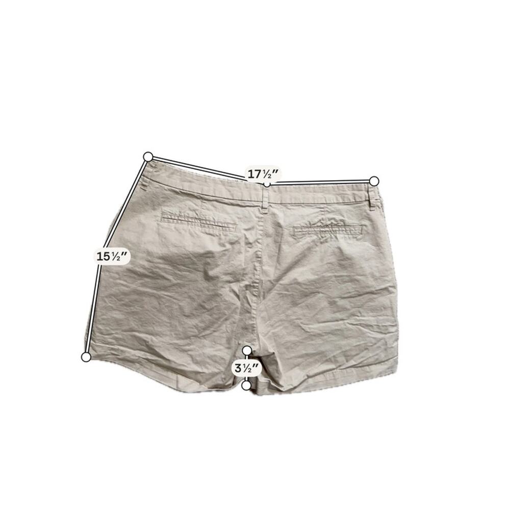 3 for $9 Old Navy cut and blend Chino shorts 12 tan EUC 2276 - Picture 5 of 5
